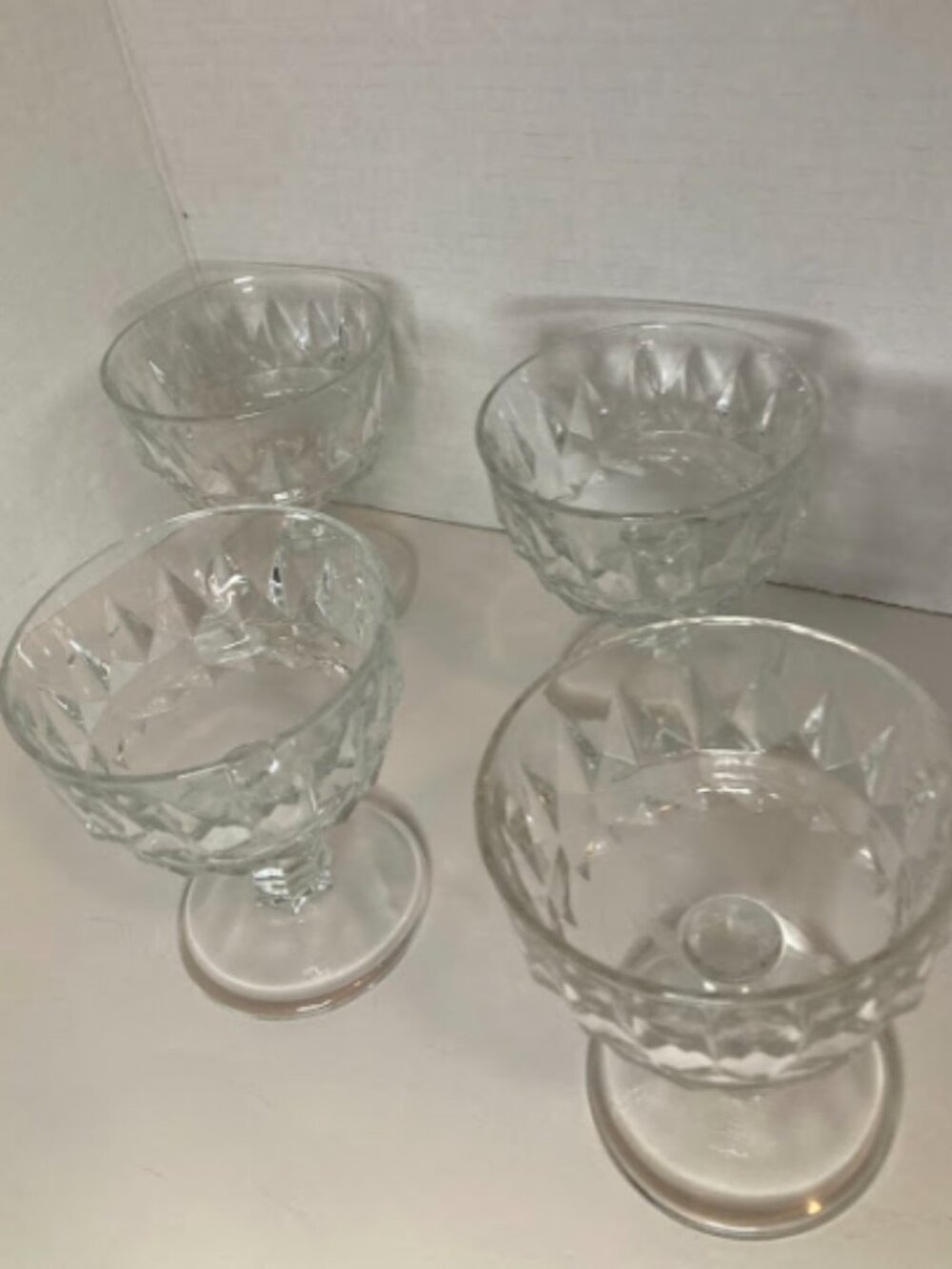 Arcoroc France Vintage Champagne Glasses